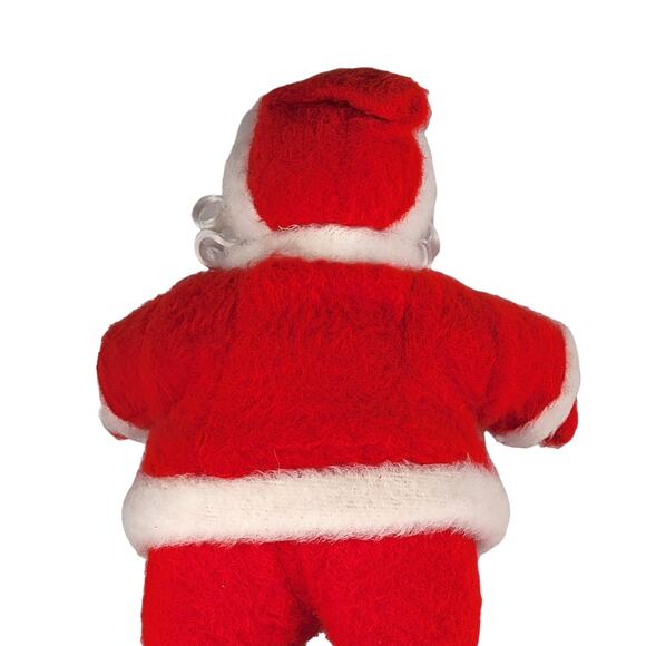 Handmade Santa Claus Plush 11-Inch Red Christmas Holiday Decor Vintage - Picture 6 of 15